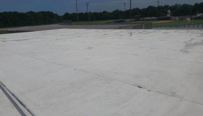 STM- 100% silicone roof coating repair
