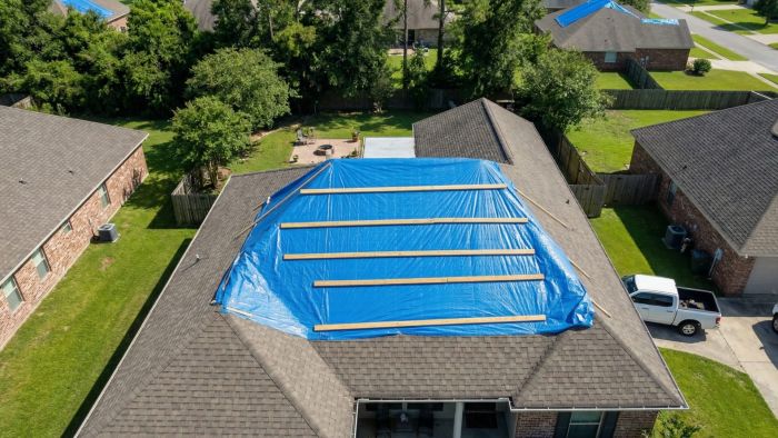 Emergency Roof Tarping Lafayette LA