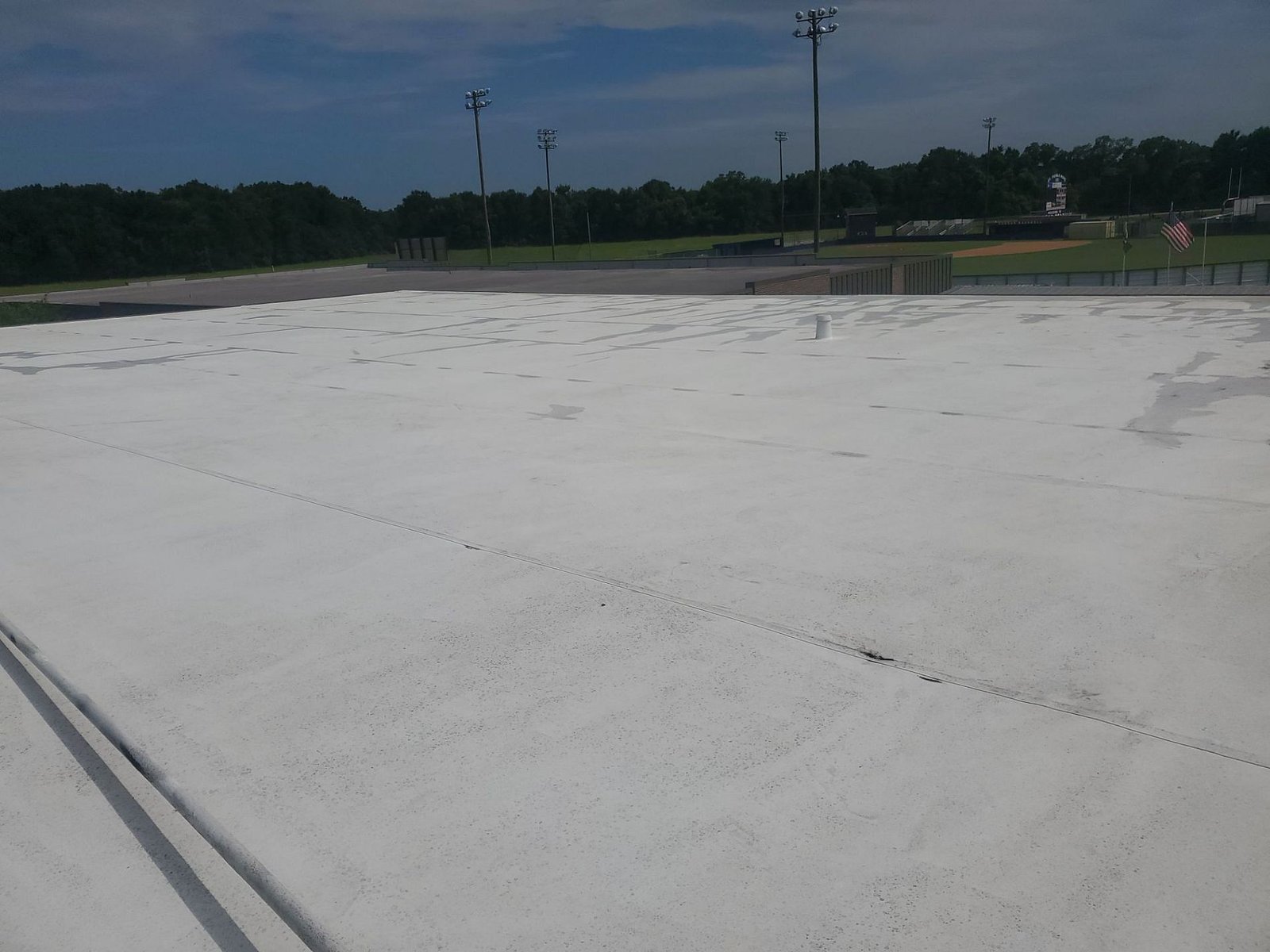 STM- 100% silicone roof coating repair