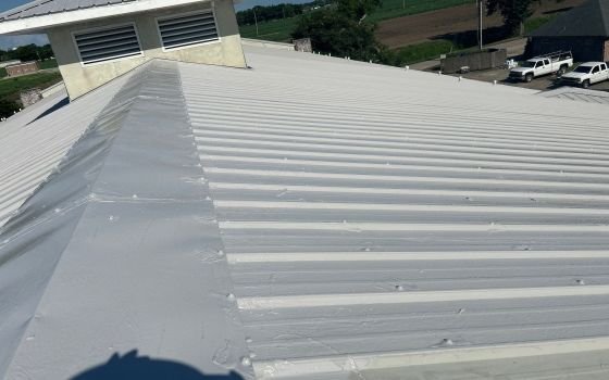 CBreaux Metal Roof Coating after