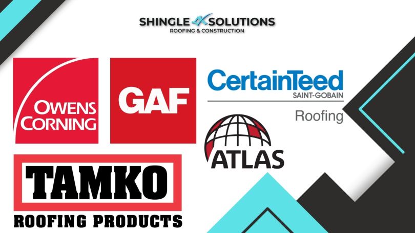 Different shingle brands